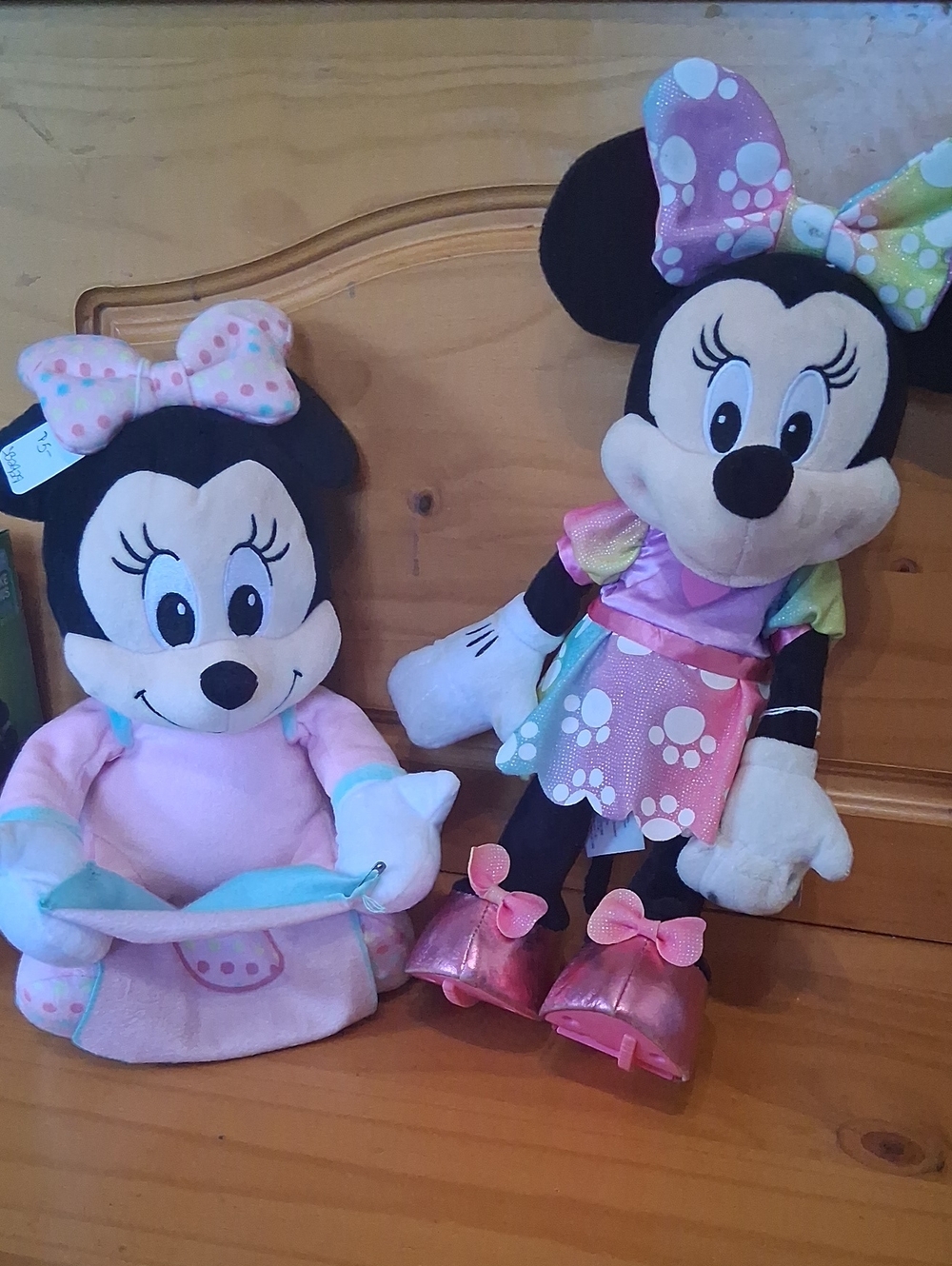 Disney Minnie Mouse Plush Duo in Pink and Multicolor